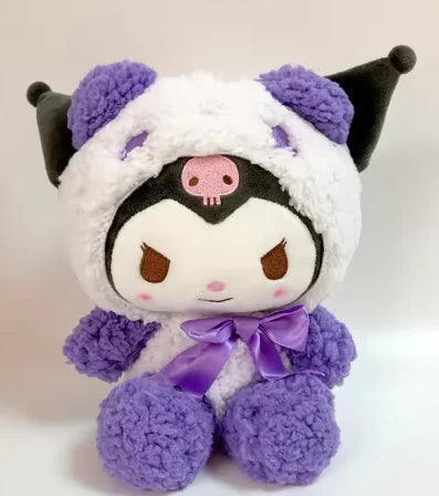 !! HOT Sanrio 25Cm Anime Kuromid Toys Kawaii Mymelody Cinnamorol Plush Soft Stuffed Animals Doll Plushie Pillow Xmas Gift Decor