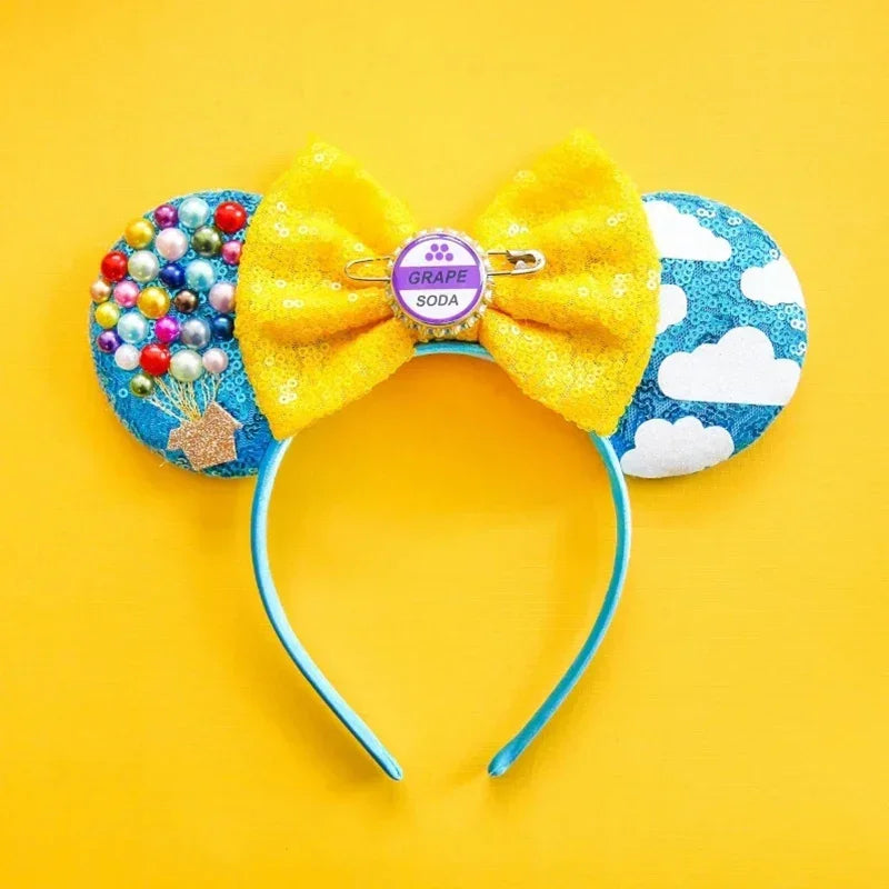 Disney Mickey Mouse Hairbands Frozen Ear Headband for Adults Anna Elsa Snowman Olaf Headwear Women Kids Girls Hair Accessories