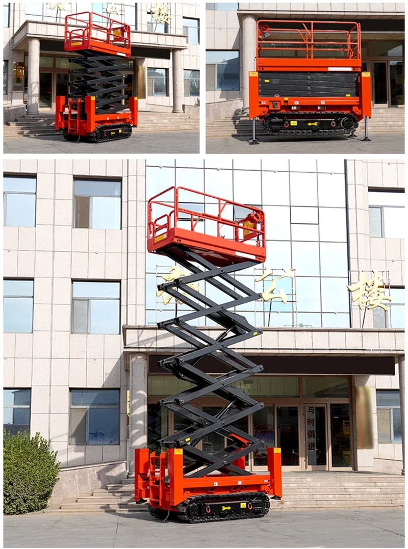 4m 6m 8m 15m Working Height Scissor Lift Plataforma Elevadora Light Weight Aerial Work Platform Scaffolding Manufacturer