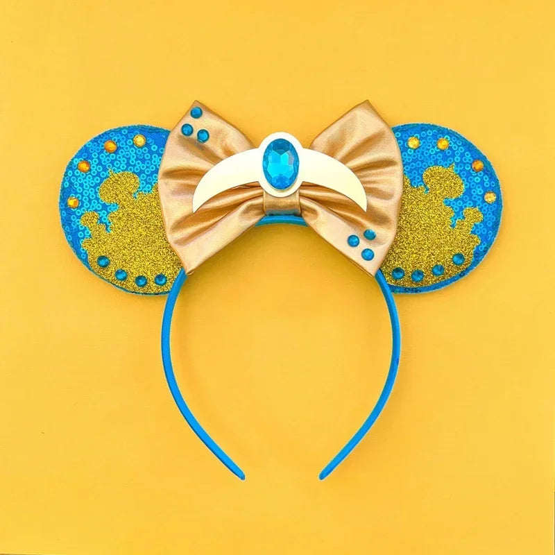 Disney Mickey Mouse Hairbands Frozen Ear Headband for Adults Anna Elsa Snowman Olaf Headwear Women Kids Girls Hair Accessories