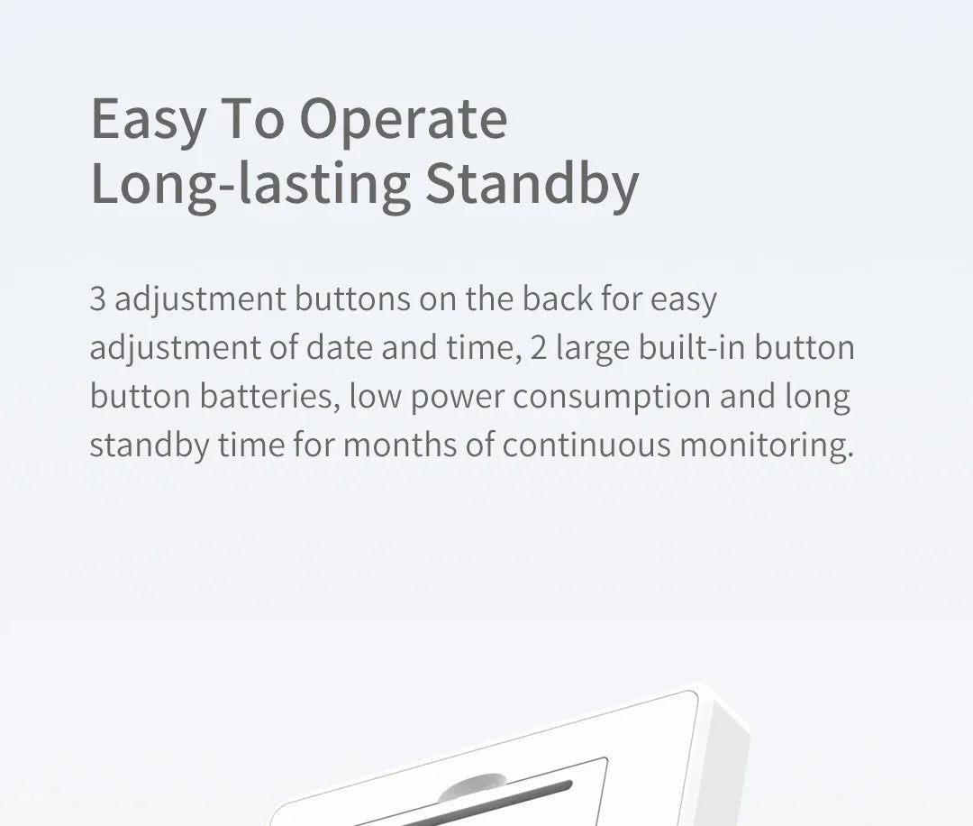 Xiaomi DUKA Atuman LCD Electronic Digital Temperature Humidity Meter Clock Indoor Outdoor Thermometer Hygrometer Weather Sensor