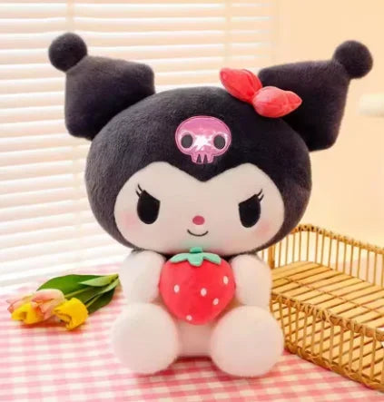 !! HOT Sanrio 25Cm Anime Kuromid Toys Kawaii Mymelody Cinnamorol Plush Soft Stuffed Animals Doll Plushie Pillow Xmas Gift Decor