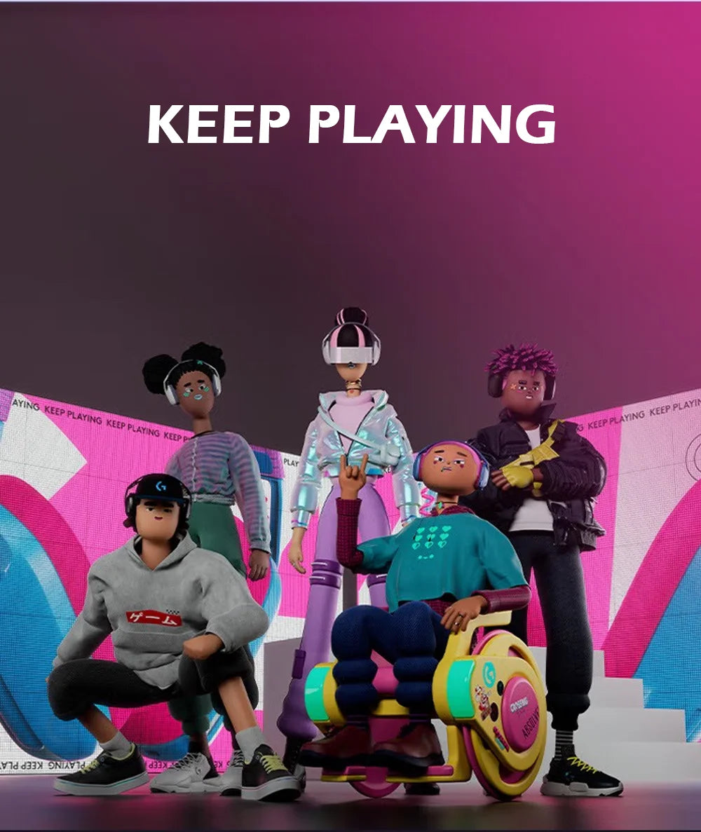 Logitech G435 LIGHTSPEED Wireless Gamer Headset USB Bluetooth/2.4 G Connection Built-in Microphone Gaming Headphone for PC/PS